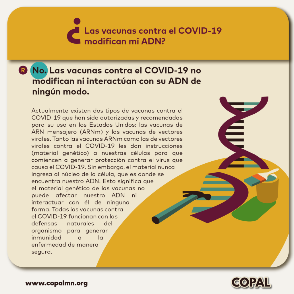 Mitos y datos acerca de la vacunacion contra COVID-19